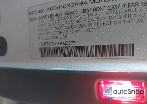 2017 Audi Tt 2.0T from USA, damaged, VIN TRUT5CFVXH1003373